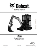 BOBCAT E20z COMPACT EXCAVATOR SERVICE MANUAL 7416756 PDF