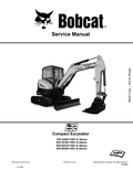 BOBCAT E32 COMPACT EXCAVATOR SERVICE MANUAL 6987272 PDF