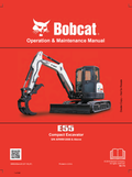 BOBCAT E55 COMPACT EXCAVATOR OPERATION AND MAINTENANCE MANUAL 6990450 PDF