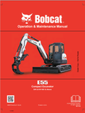 BOBCAT E55 COMPACT EXCAVATOR OPERATION AND MAINTENANCE MANUAL 6990727 PDF