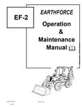 BOBCAT EARTHFORCE EF-2 BACKHOE LOADER OPERATION AND MAINTENANCE MANUAL 6904720 PDF