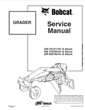 BOBCAT GRADER SERVICE MANUAL 6900885 PDF