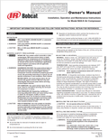BOBCAT INGERSOLL RAND BA9-S AIR COMPRESSOR OWNER MANUAL &nbsp;22138184 PDF