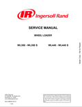 BOBCAT INGERSOLL RAND WL350, WL350 S, WL440, WL440 S WHEEL LOADER SERVICE MANUAL 22856454 PDF
