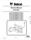 BOBCAT LT112, MX112, LT113, LT113, LT213, LT313, LT414 TRENCHER SERVICE MANUAL 6903281 PDF