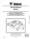BOBCAT MOWER 72, MI FINISH MOWER 72, 90 MOWER, MI FINISH MOWER 90 MOWER SERVICE MANUAL 6902088 PDF