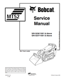 BOBCAT MT52 MINI TRACK LOADER OPERATION AND MAINTENANCE MANUAL 6902525 PDF