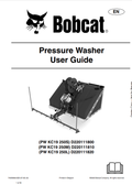 BOBCAT PRESSURE WASHER USER GUIDE MANUAL 7420569 PDF