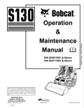BOBCAT S130 OPERATION AND MAINTENANCE MANUAL 6902679 PDF