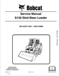 BOBCAT S130 SKID STEER LOADER SERVICE MANUAL 6986565 PDF
