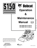 BOBCAT S150 OPERATION AND MAINTENANCE MANUAL 6902684 PDF