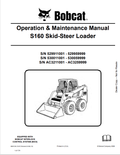 BOBCAT S160 SKID STEER LOADER OPERATION AND MAINTENANCE MANUAL 6904128 PDF