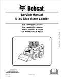 BOBCAT S160 SKID STEER LOADER SERVICE MANUAL 6987034 PDF