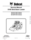 BOBCAT S160 SKID STEER LOADER SERVICE MANUAL 6987048 PDF
