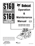 BOBCAT S160 TURBO, S160 TURBO HIGH FLOW OPERATION AND MAINTENANCE MANUAL 6902505 PDF