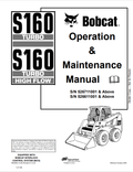 BOBCAT S160 TURBO, S160 TURBO HIGH FLOW OPERATION AND MAINTENANCE MANUAL 6902686 PDF