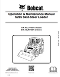 BOBCAT S205 SKID STEER LOADER OPERATION AND MAINTENANCE MANUAL 6987013 PDF