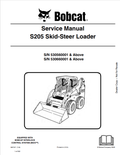 BOBCAT S205 SKID STEER LOADER SERVICE MANUAL 6987037 PDF