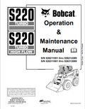 BOBCAT S220 TURBO, S220 TURBO HIGH FLOW OPERATION AND MAINTENANCE MANUAL 6902696 PDF