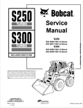 BOBCAT S250 TURBO, S300 TURBO HIGH FLOW SERVICE MANUAL 6902711 PDF