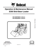 BOBCAT S300 SKID STEER LOADER OPERATION AND MAINTENANCE MANUAL 6986993 PDF