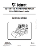 BOBCAT S330 SKID STEER LOADER OPERATION AND MAINTENANCE MANUAL 6904789 PDF