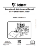 BOBCAT S510 SKID STEER LOADER OPERATION AND MAINTENANCE MANUAL 6989665 PDF