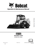 BOBCAT S510 SKID STEER LOADER OPERATION AND MAINTENANCE MANUAL 7300110 PDF