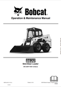 BOBCAT S630 SKID STEER LOADER OPERATION AND MAINTENANCE MANUAL 6990874 PDF