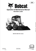 BOBCAT S650 SKID STEER LOADER OPERATION AND MAINTENANCE MANUAL 7427753 PDF