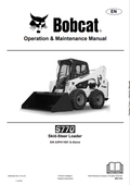 BOBCAT S770 SKID STEER LOADER OPERATION AND MAINTENANCE MANUAL 6990059 PDF