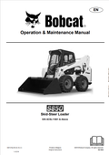 BOBCAT S850 SKID STEER LOADER OPERATION AND MAINTENANCE MANUAL 6987478 PDF