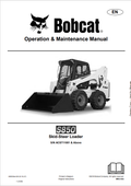 BOBCAT S850 SKID STEER LOADER OPERATION AND MAINTENANCE MANUAL 6990056 PDF