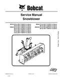 BOBCAT SB150, SB200, SB240, SBX240 SNOWBLOWER SERVICE MANUAL 6902054 PDF
