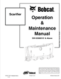 BOBCAT SCARIFIER OPERATION AND MAINTENANCE MANUAL 6901267 PDF