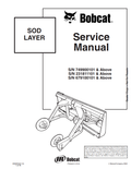 BOBCAT SOD LAYER SERVICE MANUAL 6900903 PDF
