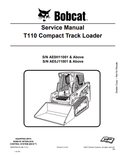 BOBCAT T110 COMPACT TRACK LOADER SERVICE MANUAL PDF