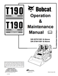 BOBCAT T190 TURBO , 190 TURBO HIGH FLOW COMPACT TRACK LOADER OPERATION AND MAINTENANCE MANUAL 6901109 PDF