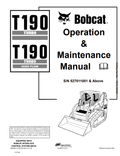 BOBCAT T190 TURBO , 190 TURBO HIGH FLOW COMPACT TRACK LOADER OPERATION AND MAINTENANCE MANUAL 6902692 PDF