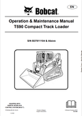 BOBCAT T590 COMPACT TRACK LOADER OPERATION AND MAINTENANCE MANUAL 7276430 PDF