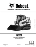 BOBCAT T590 COMPACT TRACK LOADER OPERATION AND MAINTENANCE MANUAL 7277046 PDF