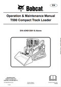 BOBCAT T590 COMPACT TRACK LOADER OPERATION AND MAINTENANCE MANUAL 7277048 PDF