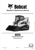 BOBCAT T590 COMPACT TRACK LOADER OPERATION AND MAINTENANCE MANUAL 7277050 PDF
