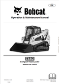 BOBCAT T590 COMPACT TRACK LOADER OPERATION AND MAINTENANCE MANUAL 7294283 PDF