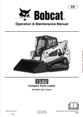 BOBCAT T590 COMPACT TRACK LOADER OPERATION AND MAINTENANCE MANUAL 7398598 PDF