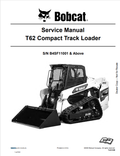 BOBCAT T62 COMPACT TRACK LOADER SERVICE MANUAL PDF