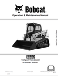 BOBCAT T630 COMPACT TRACK LOADER OPERATION AND MAINTENANCE MANUAL 7277035 PDF