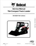 BOBCAT T64 COMPACT TRACK LOADER SERVICE MANUAL PDF