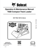 BOBCAT T650 COMPACT TRACK LOADER OPERATION AND MAINTENANCE MANUAL 6990774 PDF