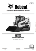 BOBCAT T650 COMPACT TRACK LOADER OPERATION AND MAINTENANCE MANUAL 7276534 PDF